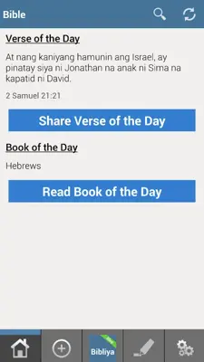 Bibliya android App screenshot 3